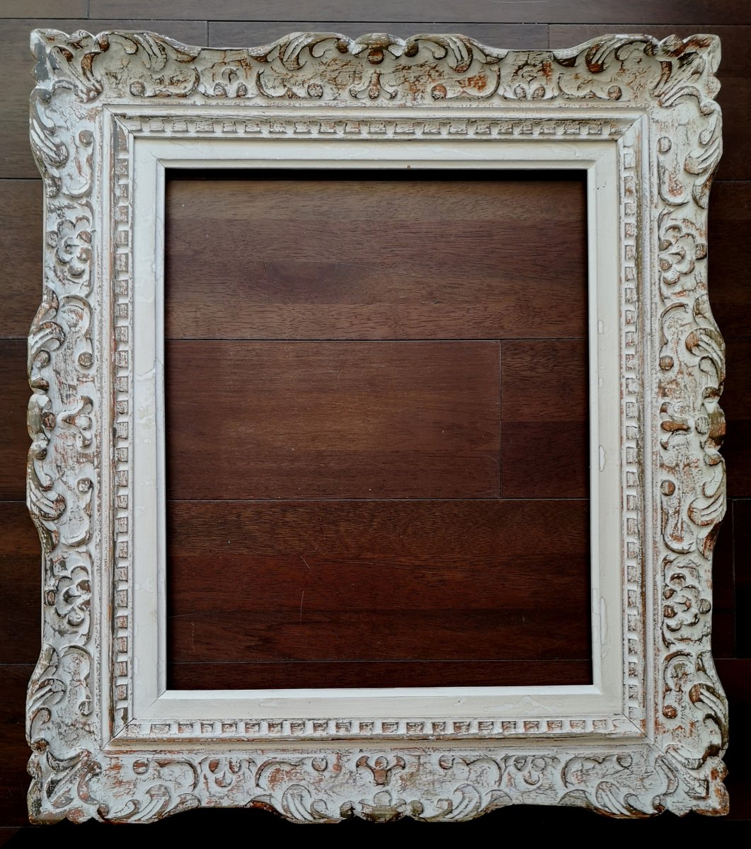 Montparnasse Ceruse Wood Frame Ext Dim: 56.5x64.5 For 38.4x46.7 Frame-photo-2