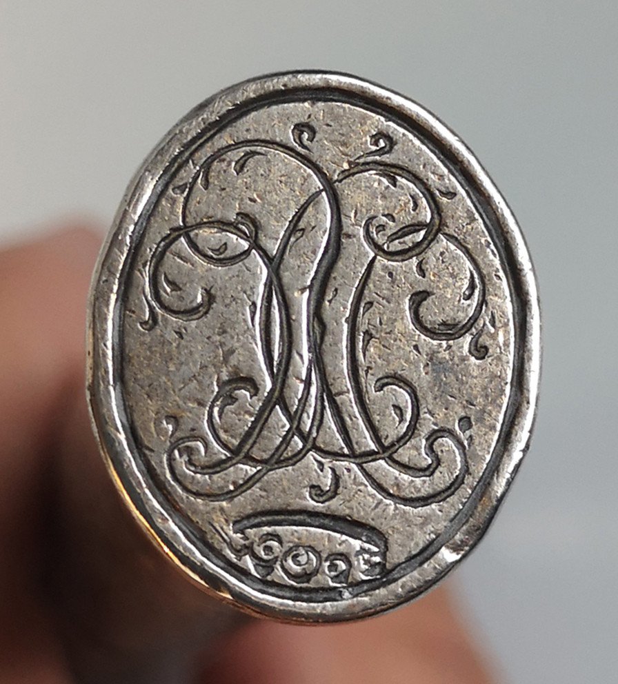 Etui à Cire Argent Massif époque Louis XVI Ou Tout Debut XIXème-photo-5