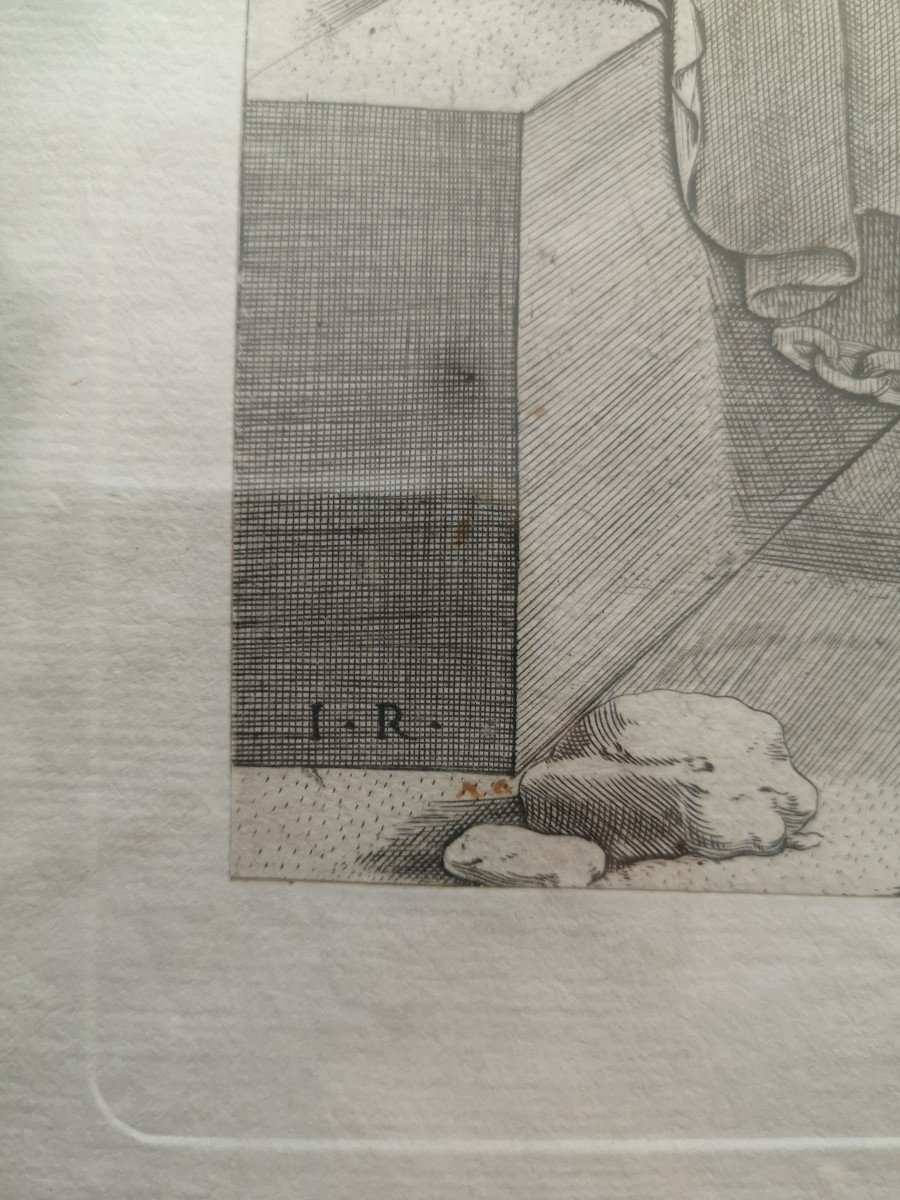 Gravure Fin XVI° XVII° Chambre De Tortures Monogramme Ir-photo-8