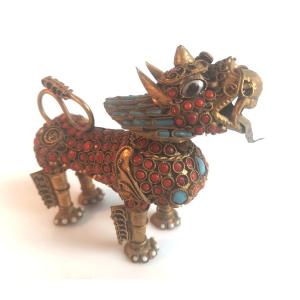 Dog Incense Burner From The Foo People - Thailand, Late 19th Century