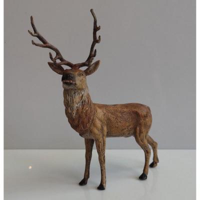 Grand Deer In Nuremberg - 19th Time - 19 X 15 Cm