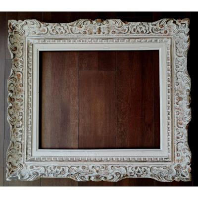 Montparnasse Ceruse Wood Frame Ext Dim: 56.5x64.5 For 38.4x46.7 Frame