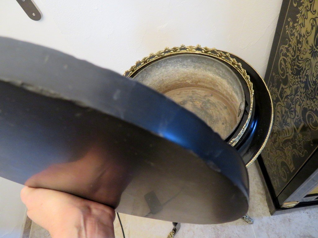 Sellette Jardiniére En Marqueterie Boulle époque Napoléon III-photo-5