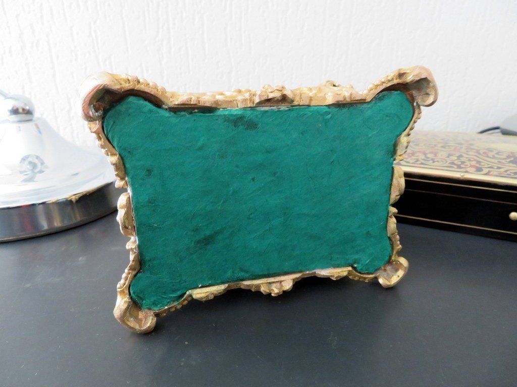 Box In Malachite, Bronze And Porcelain Marquetry 19th Napoleon III Period-photo-4