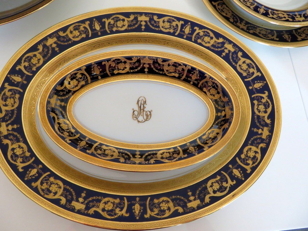 Bleu De Four Haviland Imperator Service En Porcelaine De Limoges Complet Exeptionnel-photo-3