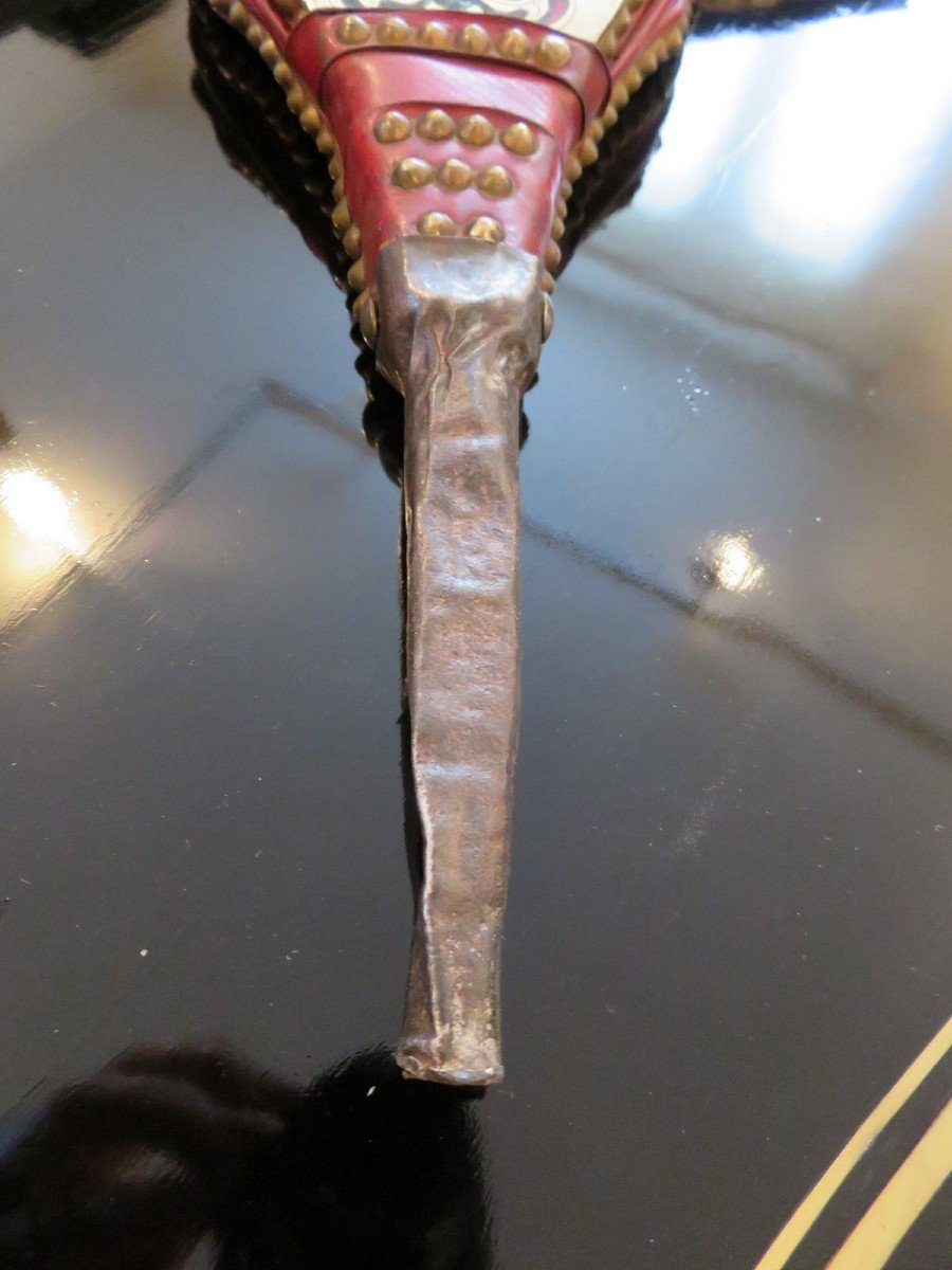 Soufflet De Cheminée En Marqueterie Boulle époque Napoléon III-photo-1