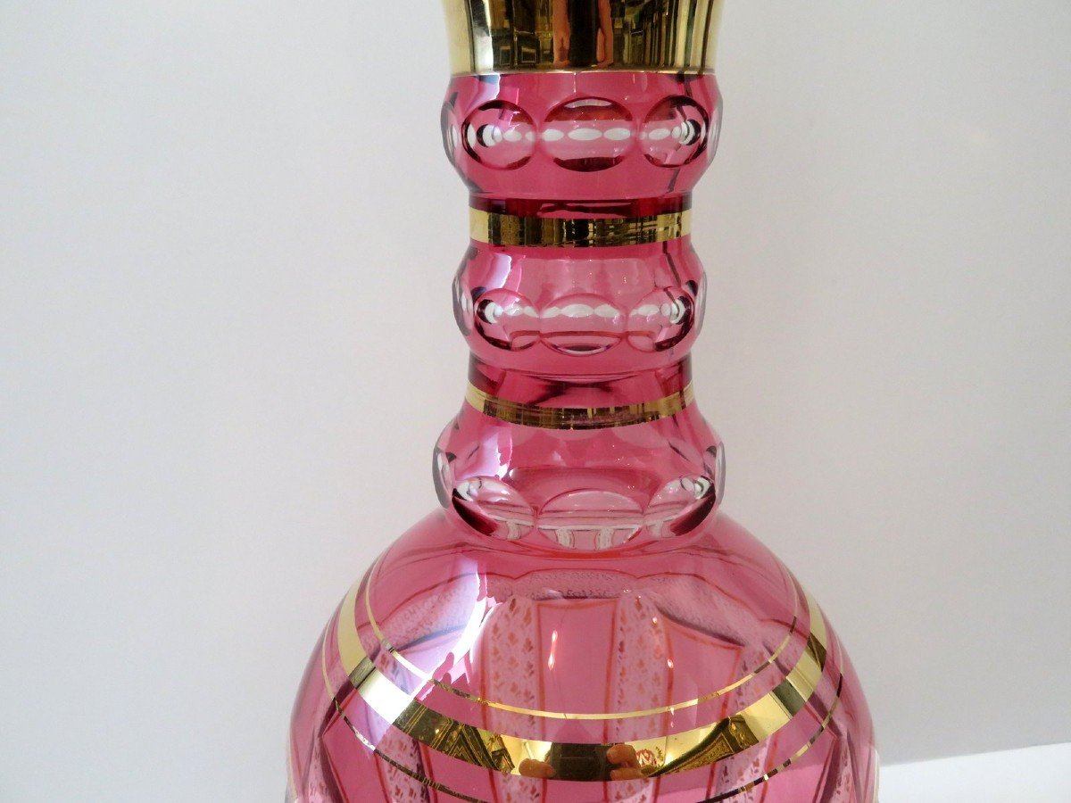 Moser Presentation Decanter  70cm In Moser Crystal Perfect Condition-photo-3
