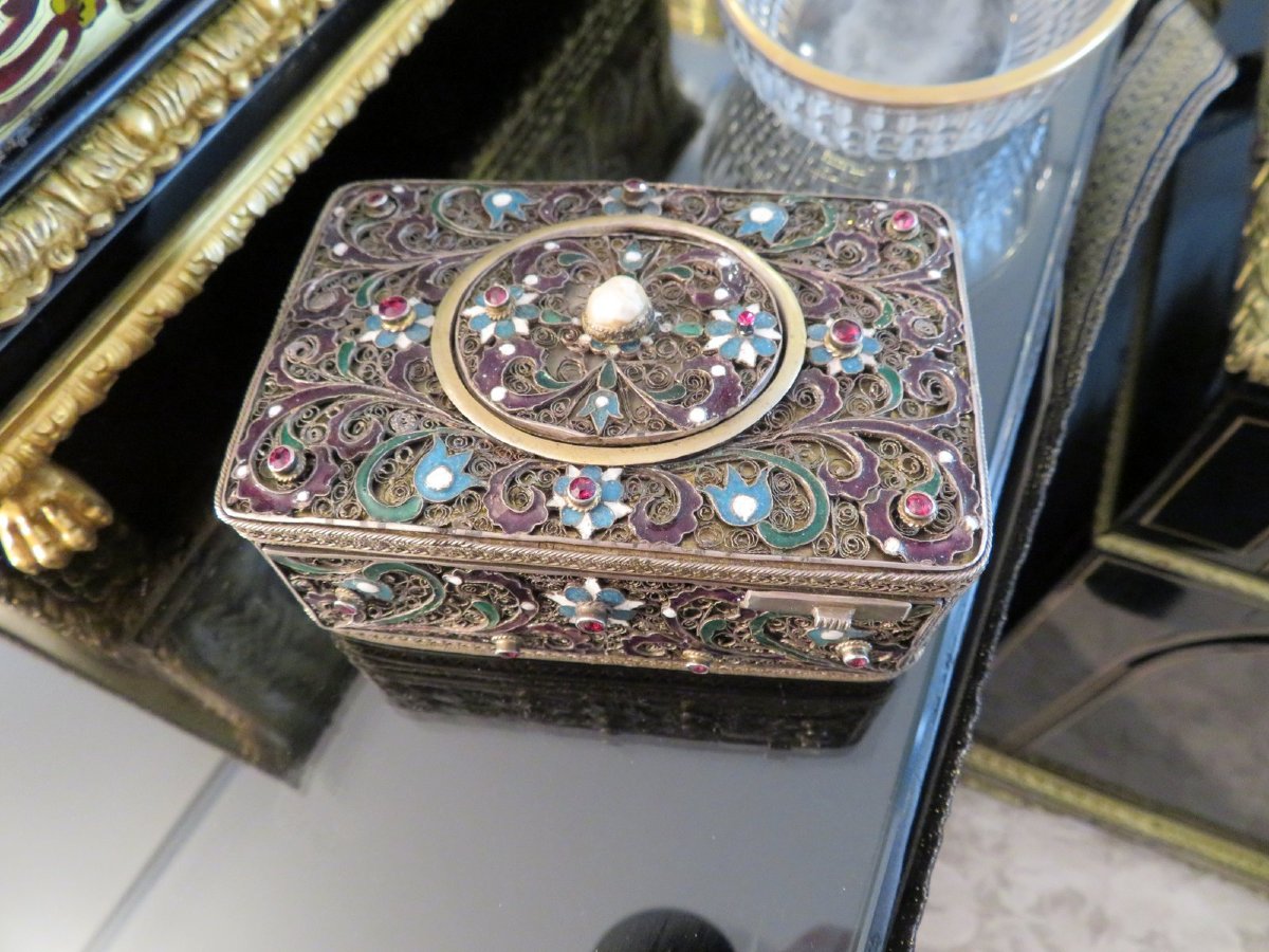 KARL GRIESBAUM Boite à musique avec automate chantant XXe-photo-4