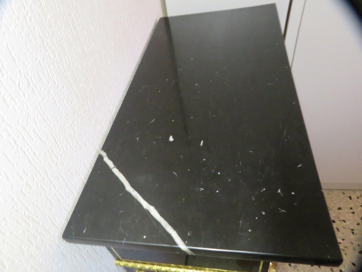 Argentier Louis XIV en marqueterie Boulle époque Napoléon III 19eme-photo-6