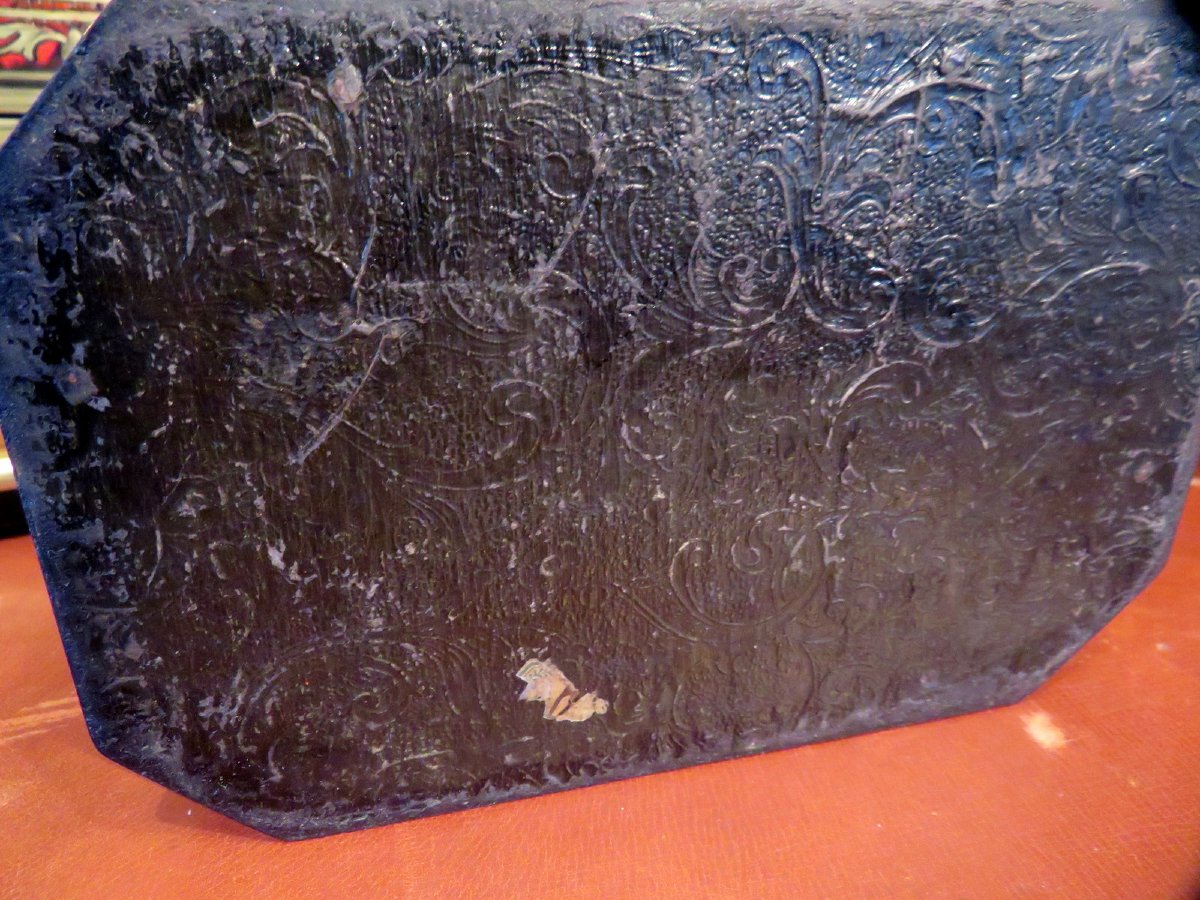 par FORTNER Boite en marquetrie de nacre et os Epoque Napoléon III Boulle-photo-6