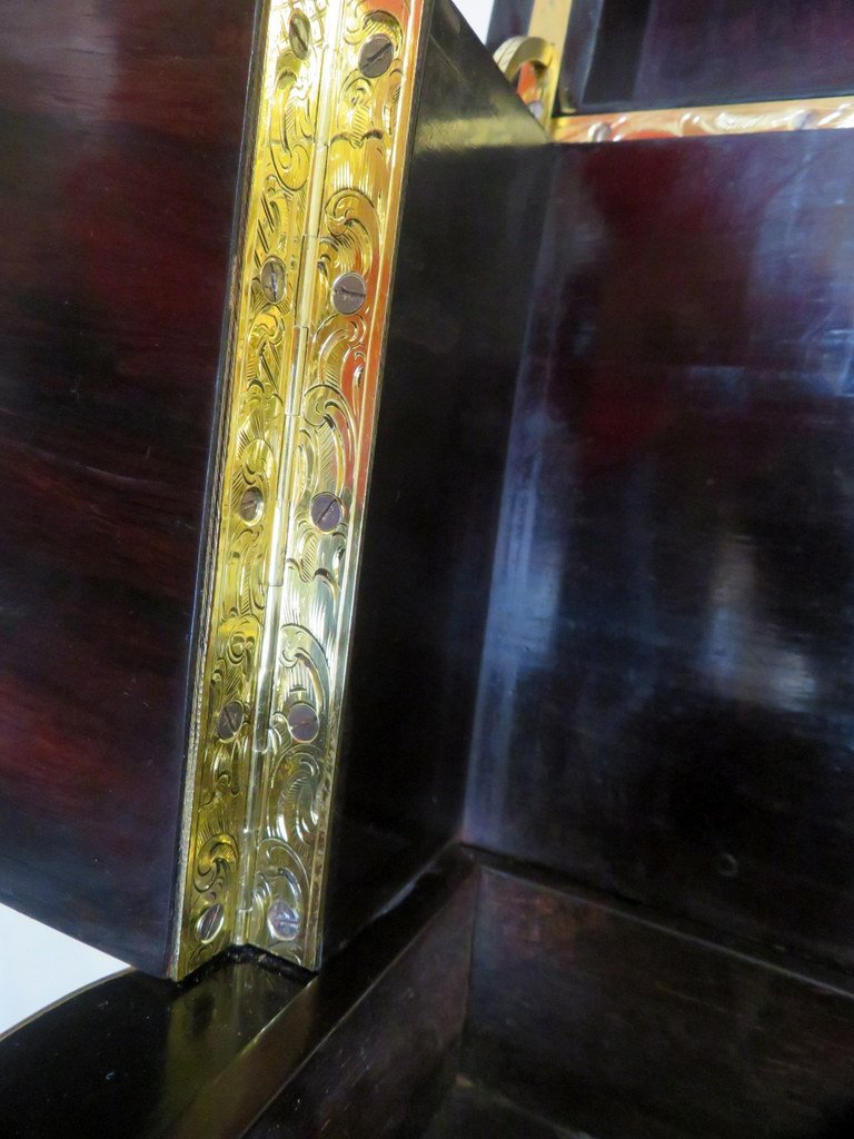  Box Boulle Marquetry Napoleon III Period 19th Tantalus Box Boulle Marquetry Napoleon III Perio-photo-8