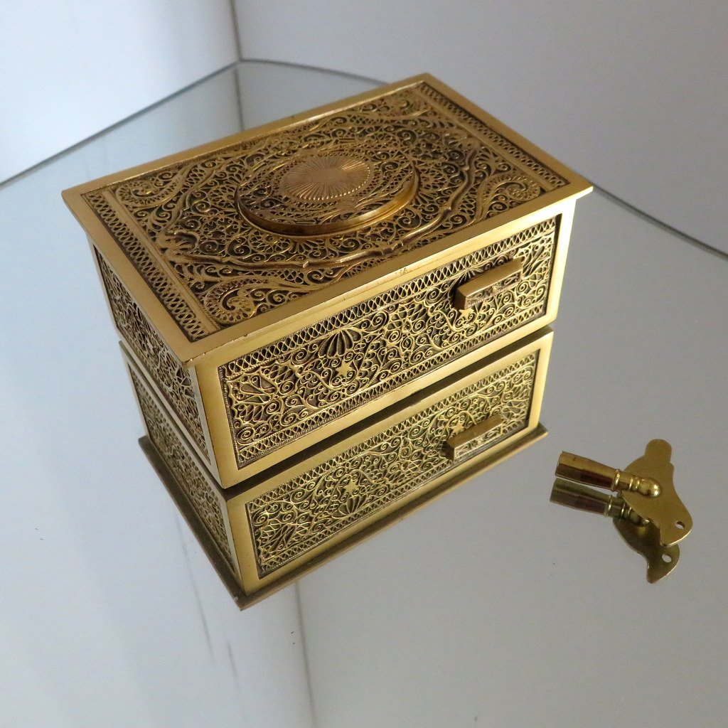  Karl Griesbaum Automaton Singing Bird Music Box XXth-photo-2