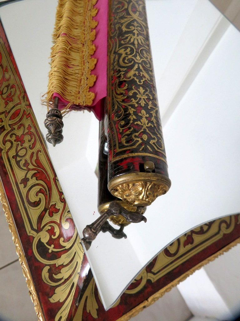 Pare Fumée en marqueterie Boulle époque Napoléon III-photo-1