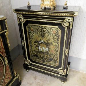  Furniture L XIV In Boulle Marquetry 19th  Napoleon III  Period 