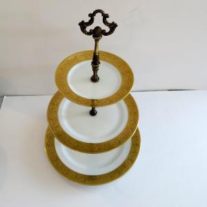 Porte Douceur en porcelaine de Limoges Thistle Or HAVILAND  