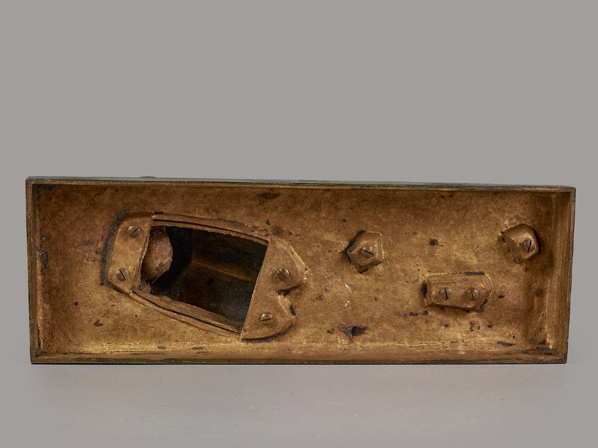 Bronze Arts Deco - M. Courbier - BARBEDIENNE Fondeur, patine exceptionnelle-photo-6