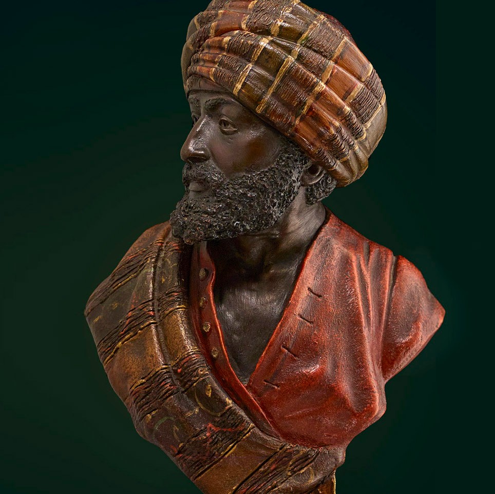 Rare Art Nouveau Goldscheider Terracotta Circa 1895