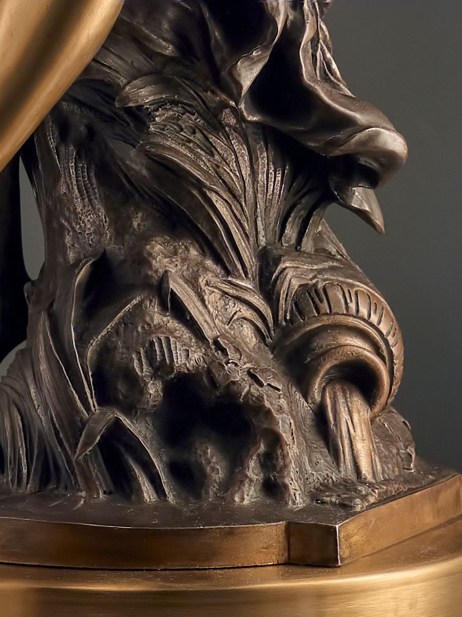 Mathurin Moreau • 19th Century Antique Bronze "ondine"-photo-8