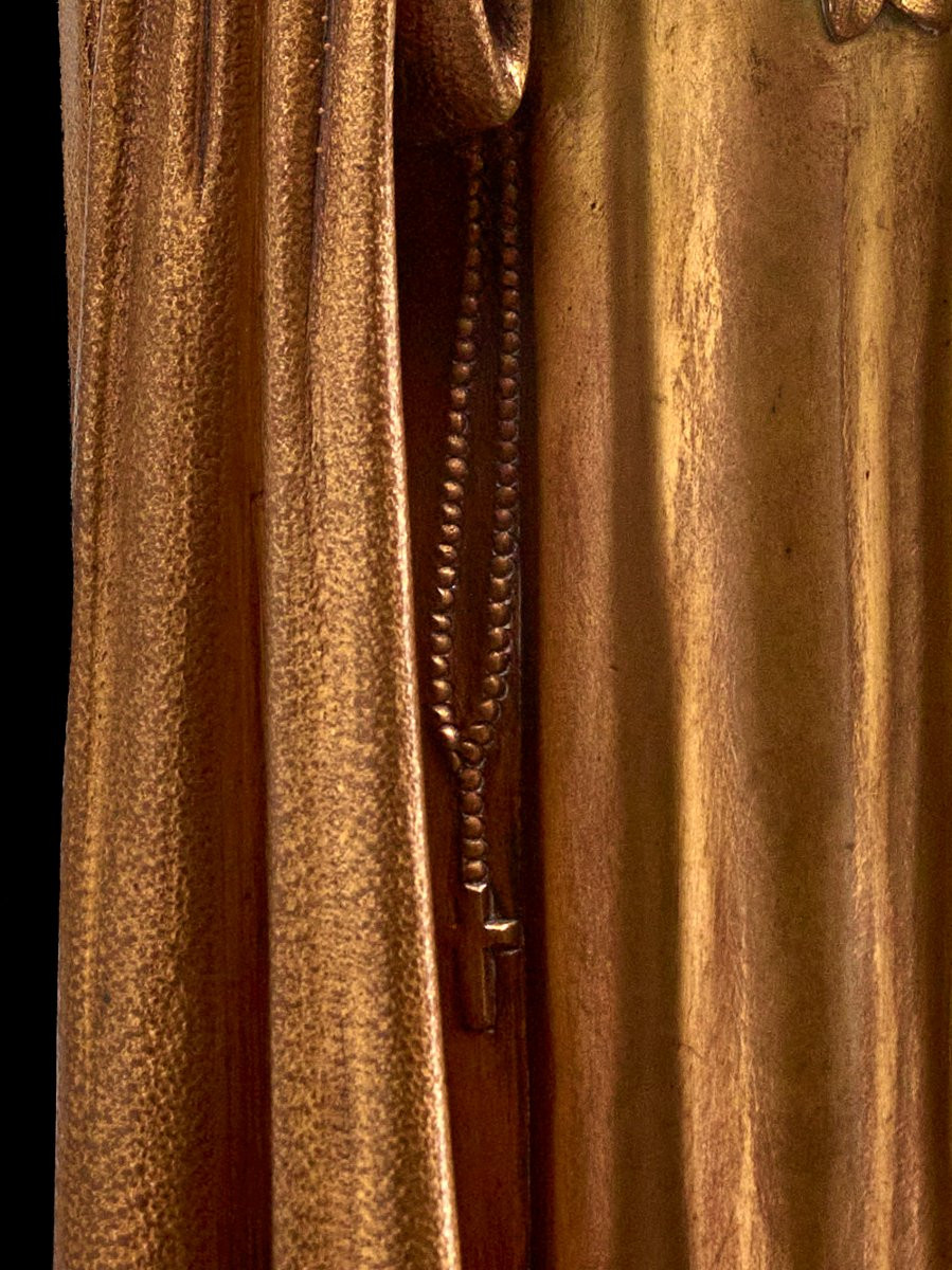 Demeter H. Chiparus (étling) – Sculpture 32.5 Cm – Saint Teresa-photo-7