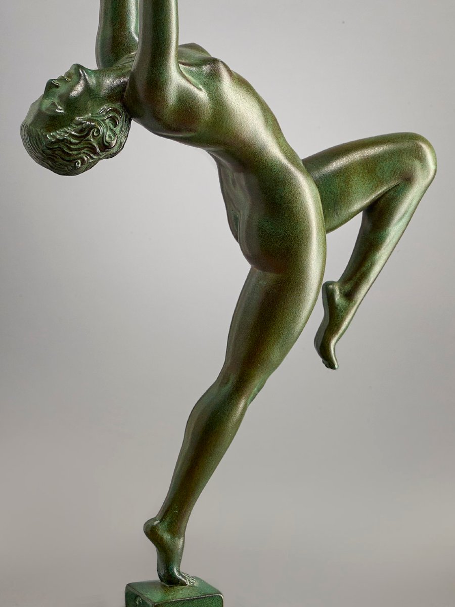 Max Le Verrier ''Danseuse au Globe''- Circa 1925-photo-3