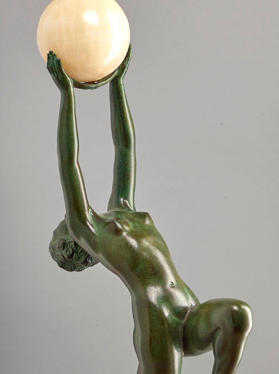 Max Le Verrier ''Danseuse au Globe''- Circa 1925-photo-1