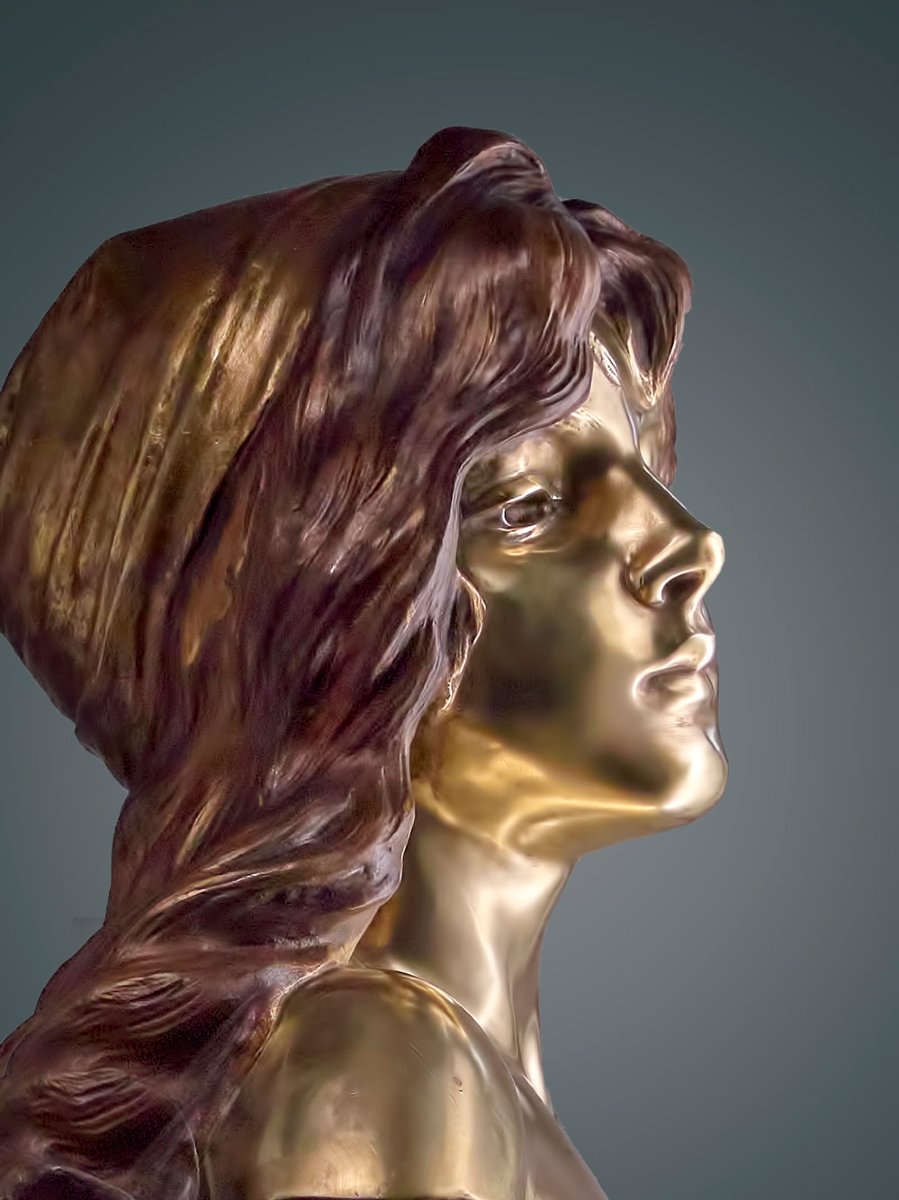 EMMANUEL VILLANIS - Bronze ancien - Capture 53 cm-photo-3