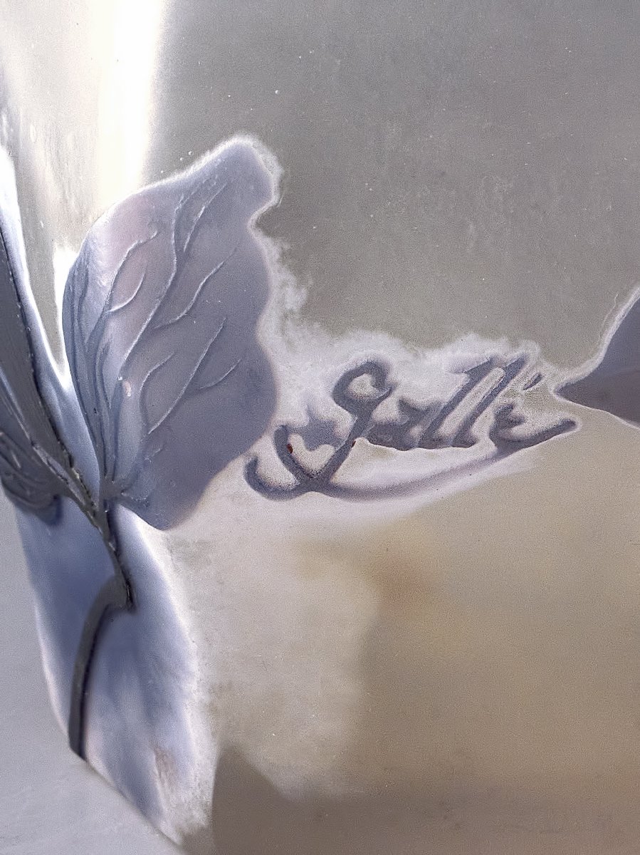 Gallé, Original Vase - Art Nouveau Glassware-photo-7