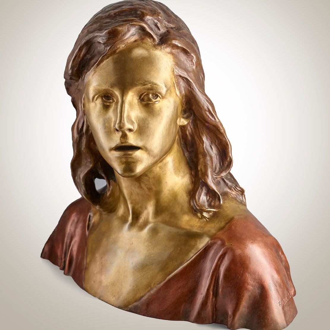 Large Bust Raoul Larche (1860-1912) - -photo-3