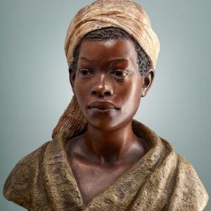 Rare Art Deco / Art Nouveau Goldscheider Terracotta - Orientalism