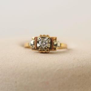 Bague Art Déco Diamants