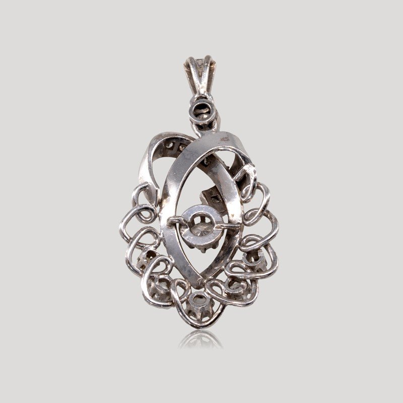 Pendentif Vintage En Métal Des Années 1950 - Bijou Deadstock Occasion