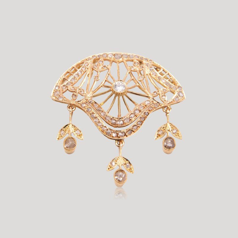 Pendentif Art Nouveau à Pendeloques-photo-2
