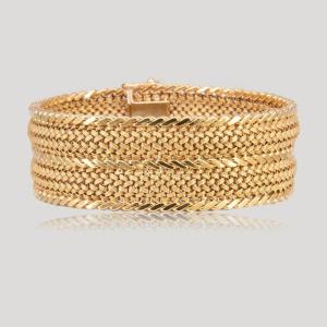Bracelet Maille Polonaise, Vers 1960