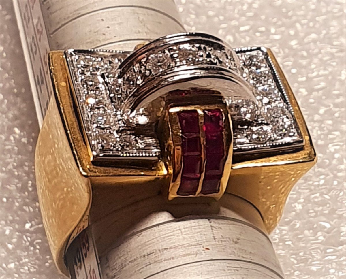 Gold Tank Ring-photo-4