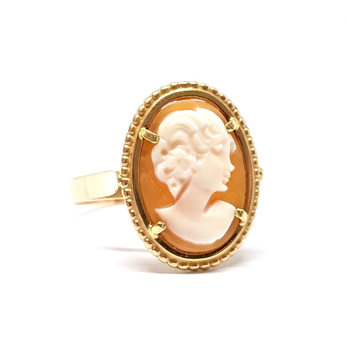 Bague - Bijouxia - Pierre Saphir et Diamants - Or Jaune 9 Carats