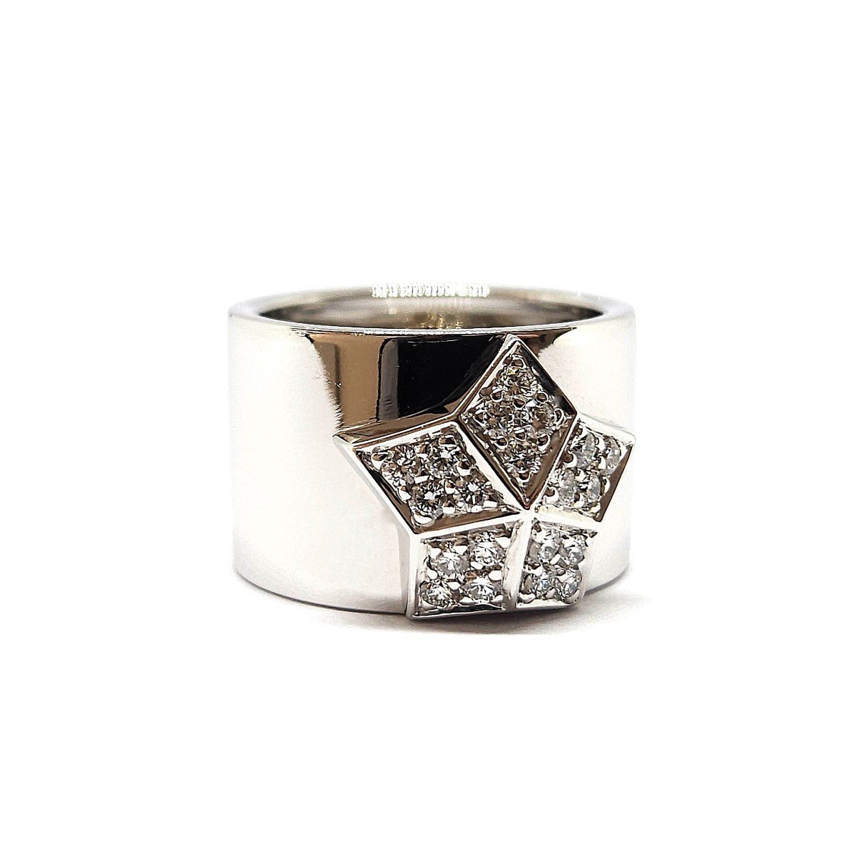 Bague Fred Lucifer Diamants Or Blanc 18 Carats-photo-4