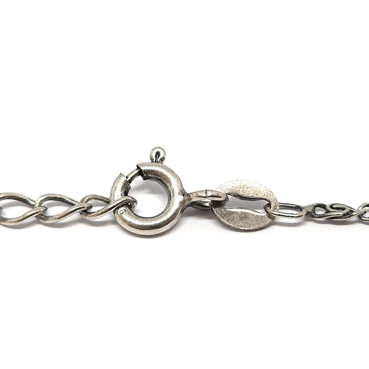 Proantic: Art Deco Style Enamel Necklace 925/1000 Silver