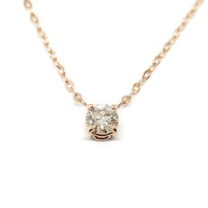 18k Rose Gold Diamond Necklace