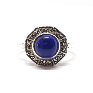 Lapis Lazuli Ring 925/1000 Silver