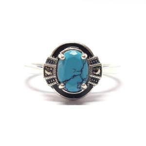 Bague Turquoise Argent 925/1000