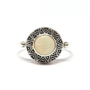 Bague Opale Argent 925/1000