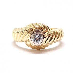 Solitaire Diamant Or Jaune 18 Carats