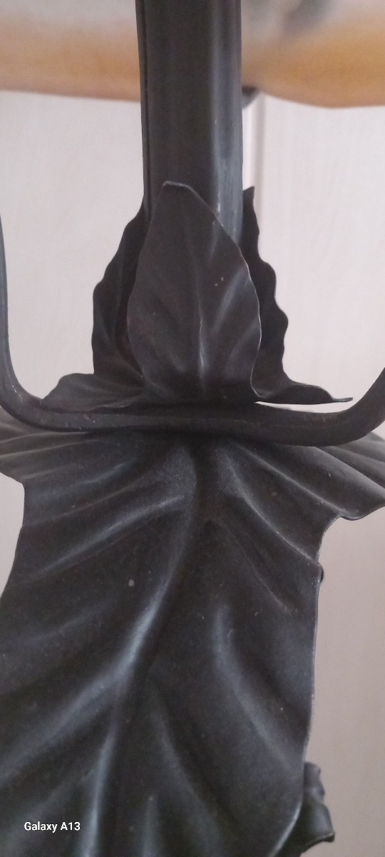 Rare Gallé Umbel Lamp-photo-1