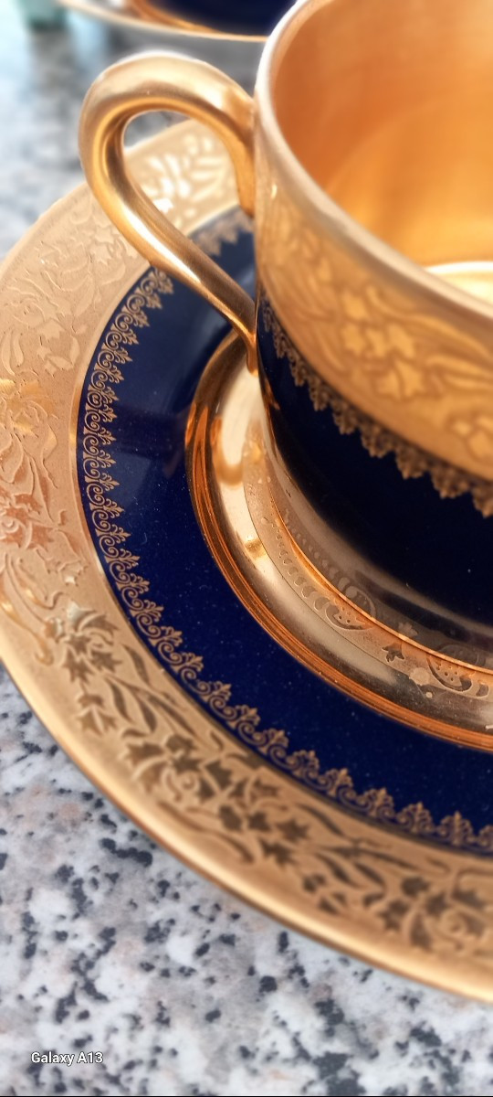 Limoges paire de tasses à thé-photo-3