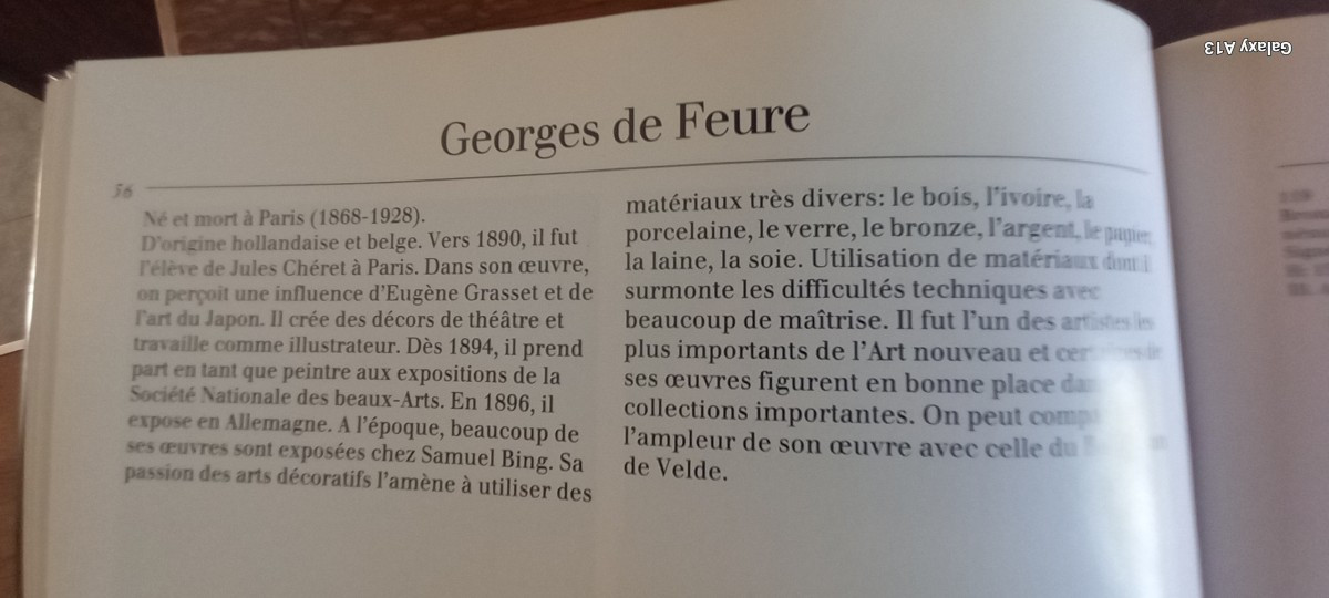 De Feure bougeoir art nouveau-photo-2