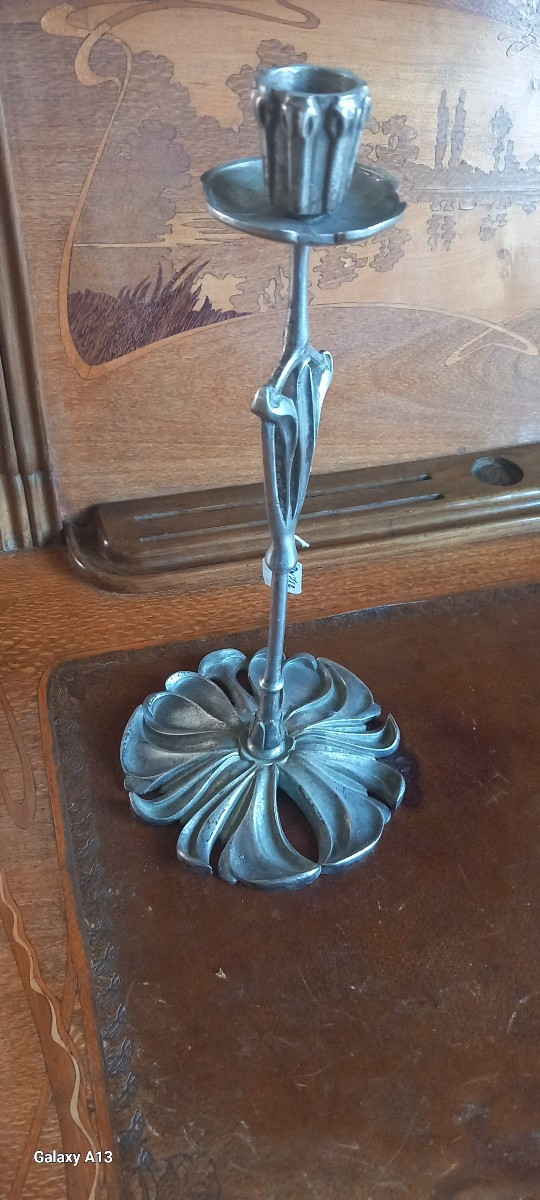 De Feure bougeoir art nouveau-photo-6