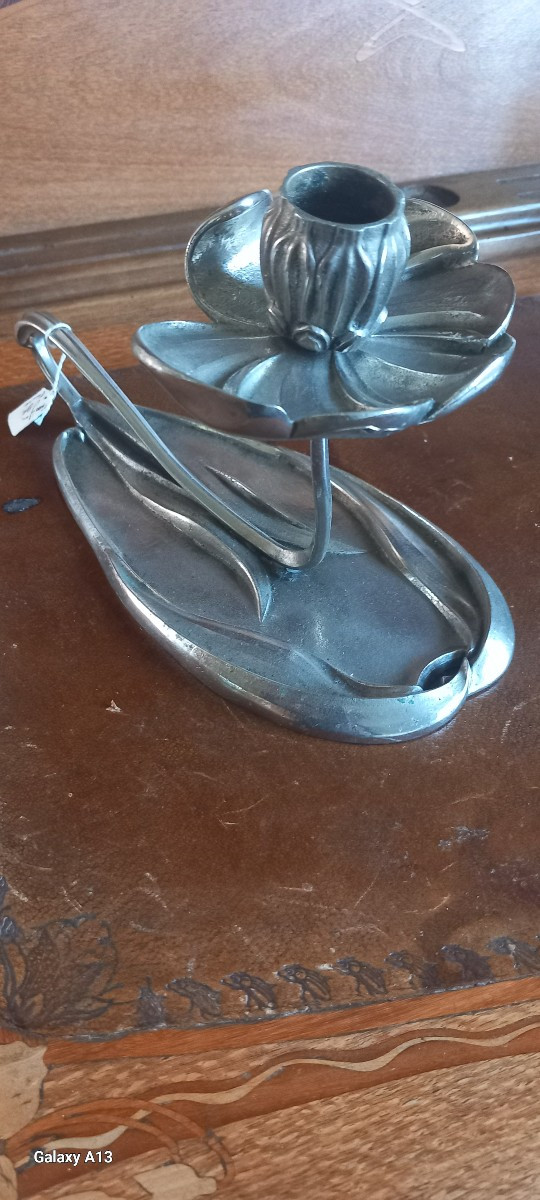 De feu Georges bougeoir art nouveau-photo-1