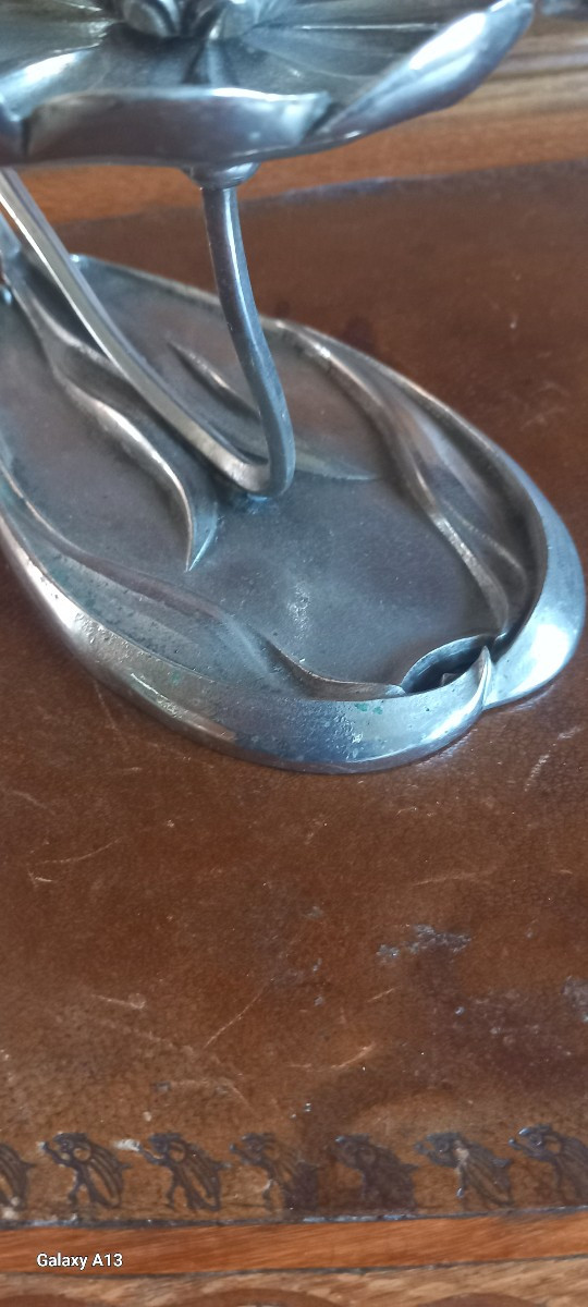 De feu Georges bougeoir art nouveau-photo-3