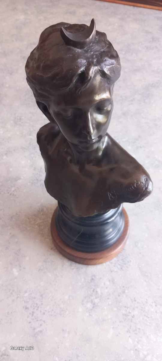 bronze Falguière Diane Chasseresse-photo-2