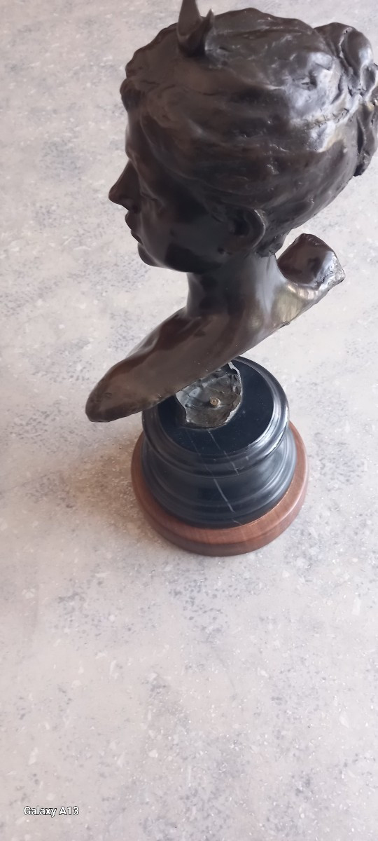 bronze Falguière Diane Chasseresse-photo-4